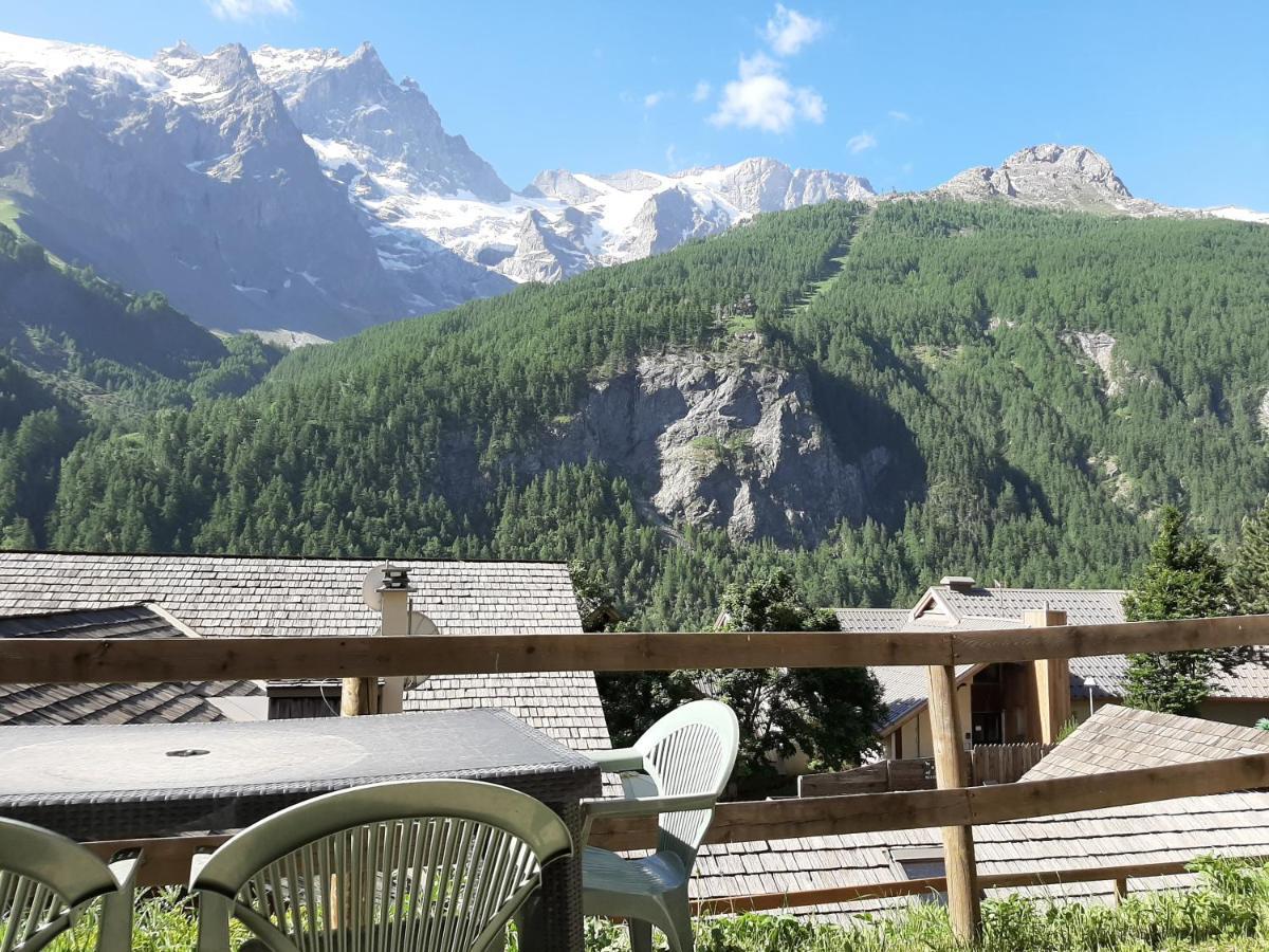 Chez Philippe - Appartements & Chalets En Village Pieton - Vue Glaciers La Grave Exterior photo
